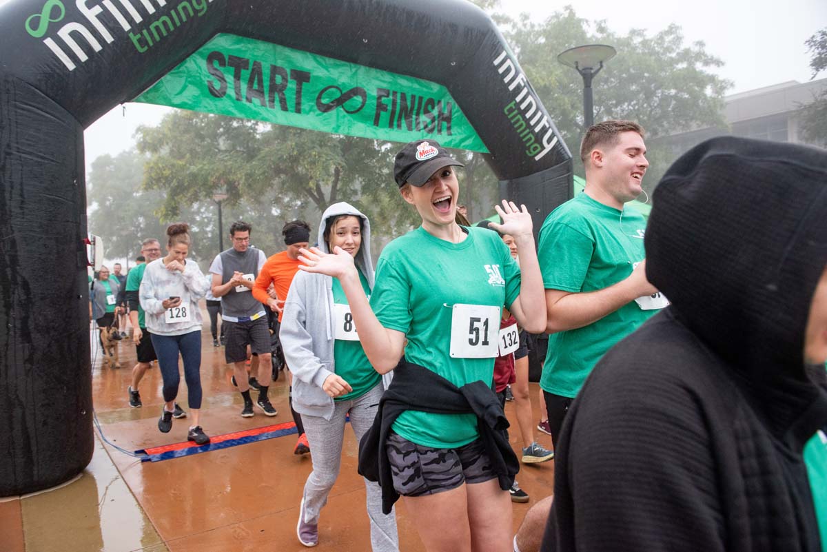 People enjoying the 5K Fun Run!