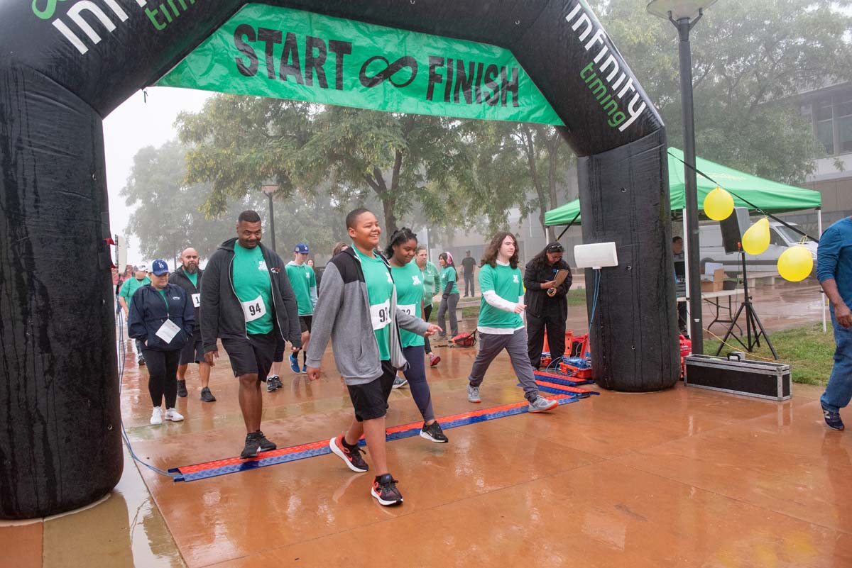 People enjoying the 5K Fun Run!