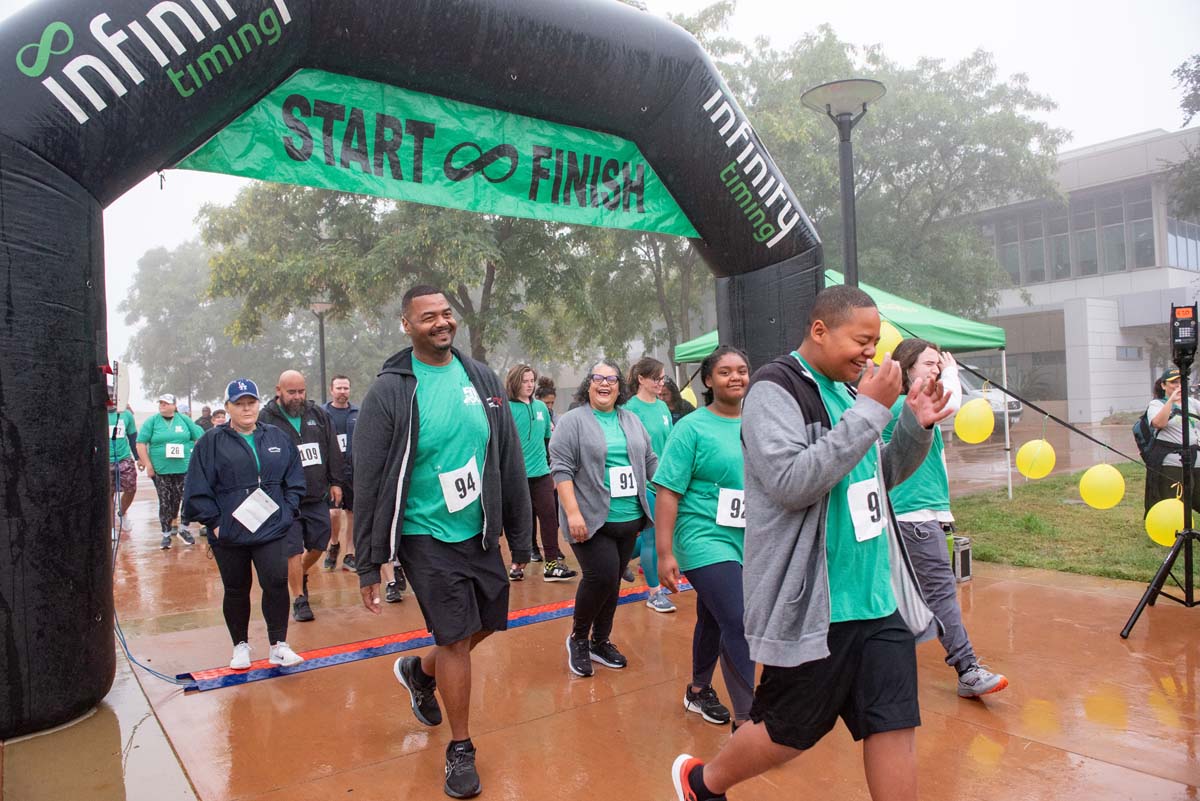 People enjoying the 5K Fun Run!