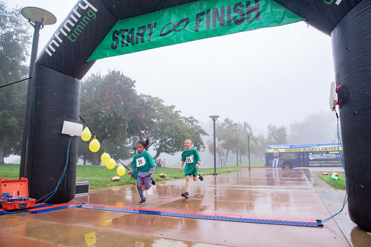 People enjoying the 5K Fun Run!