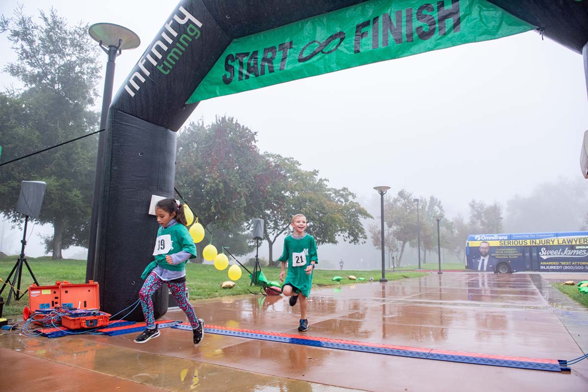 People enjoying the 5K Fun Run!