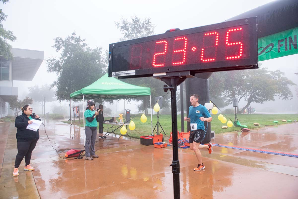 People enjoying the 5K Fun Run!