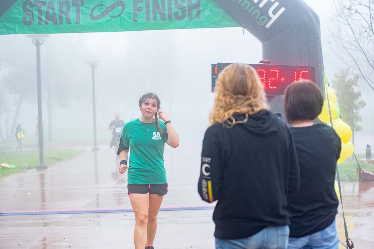 People enjoying the 5K Fun Run!