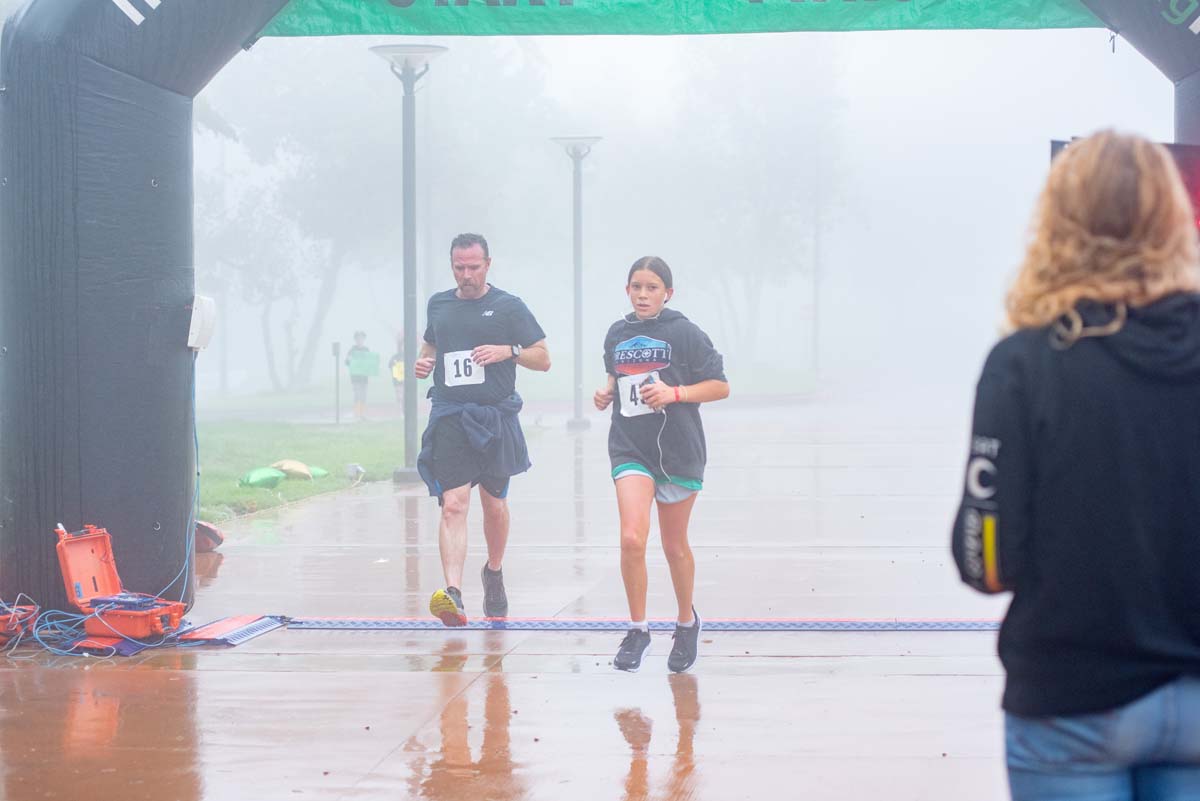 People enjoying the 5K Fun Run!