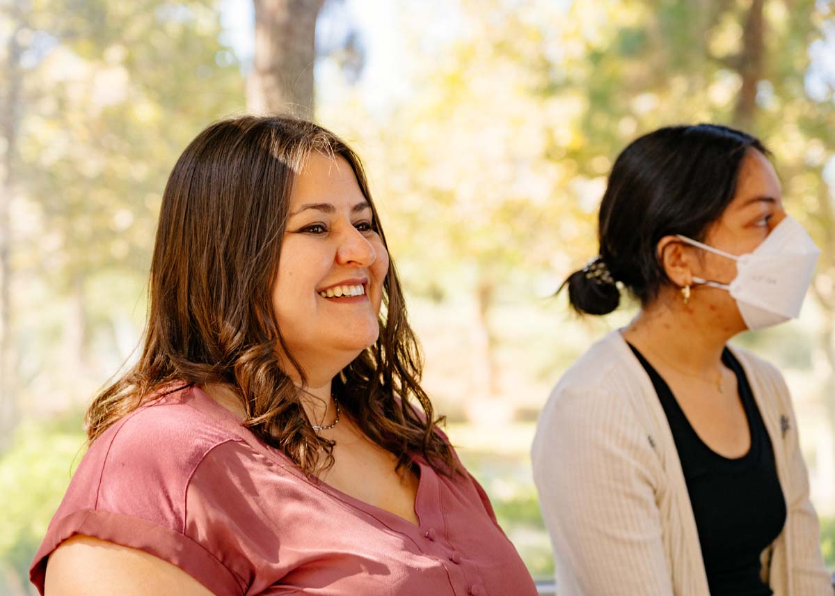 People enjoying In-Service Day