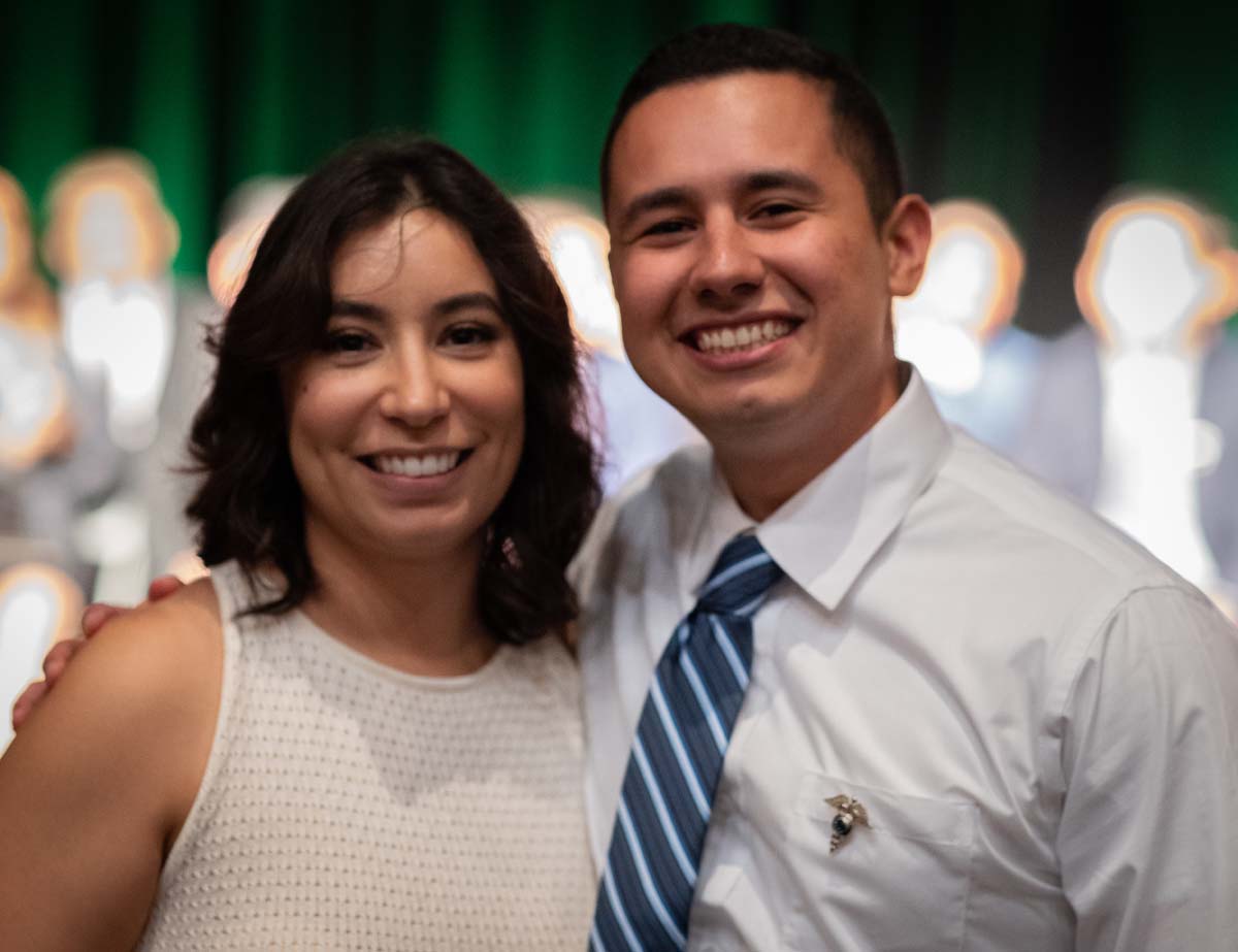 People enjoying the PAramedic Graduation