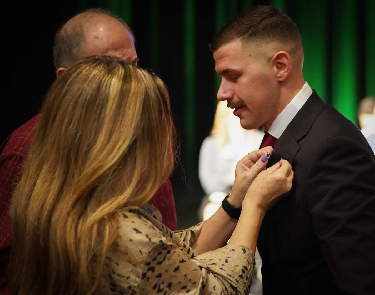 People enjoying the PAramedic Graduation