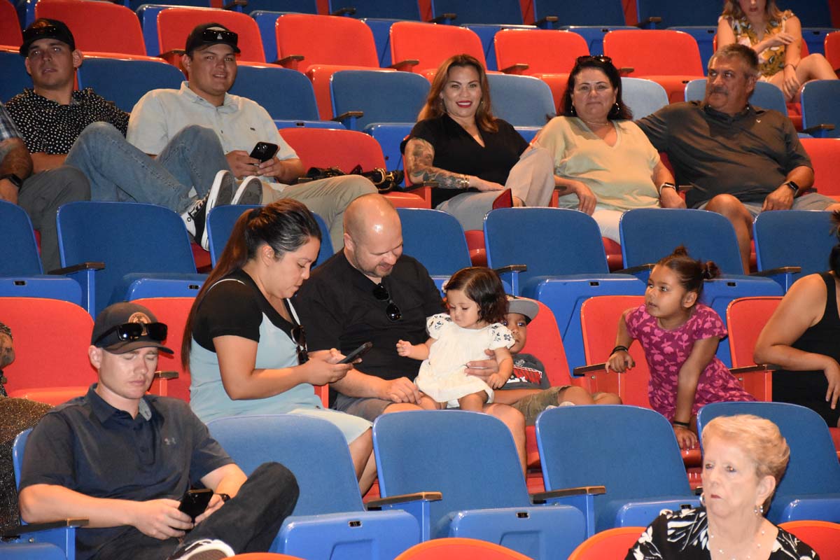 People enjoying the PAramedic Graduation