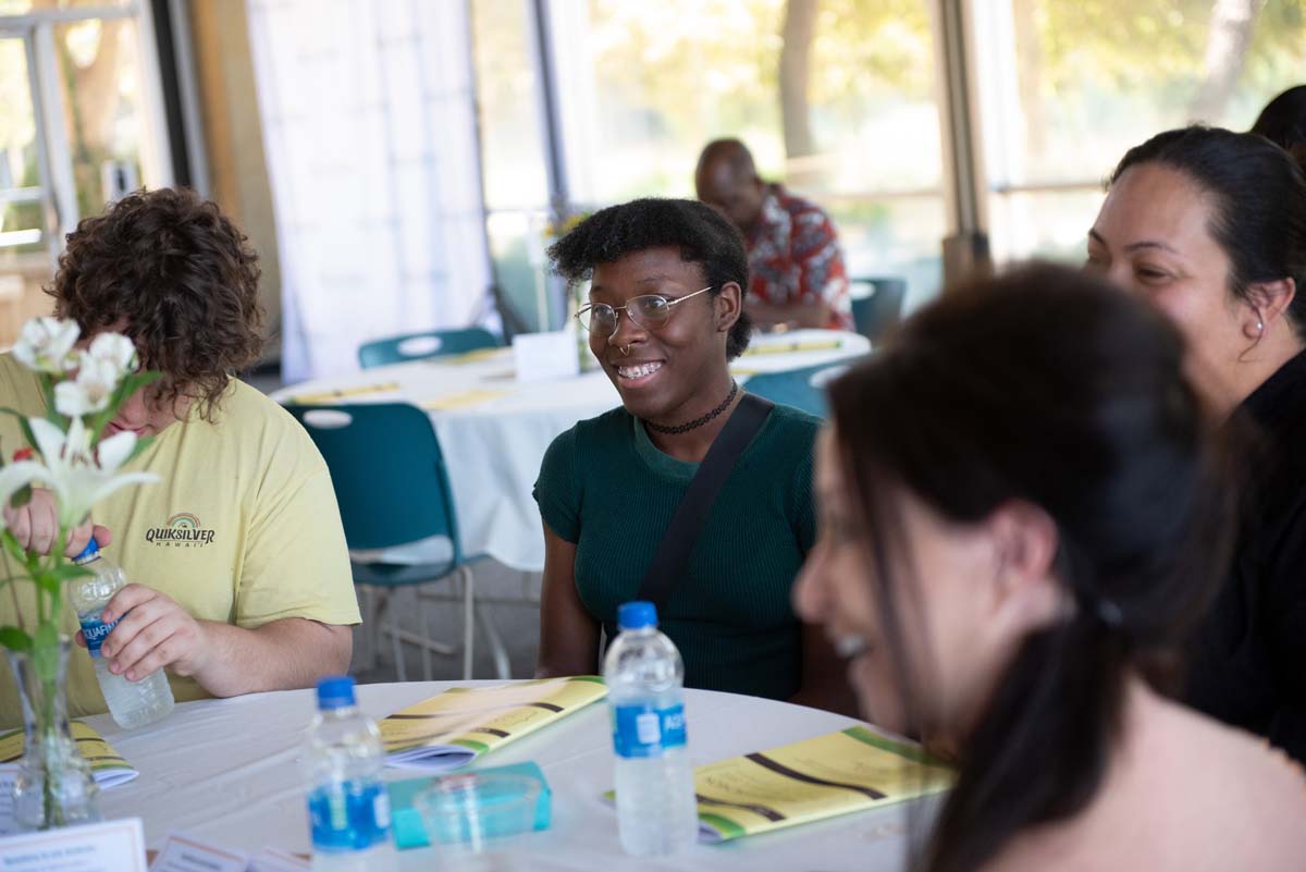 People enjoying the Scholarship Luncheon