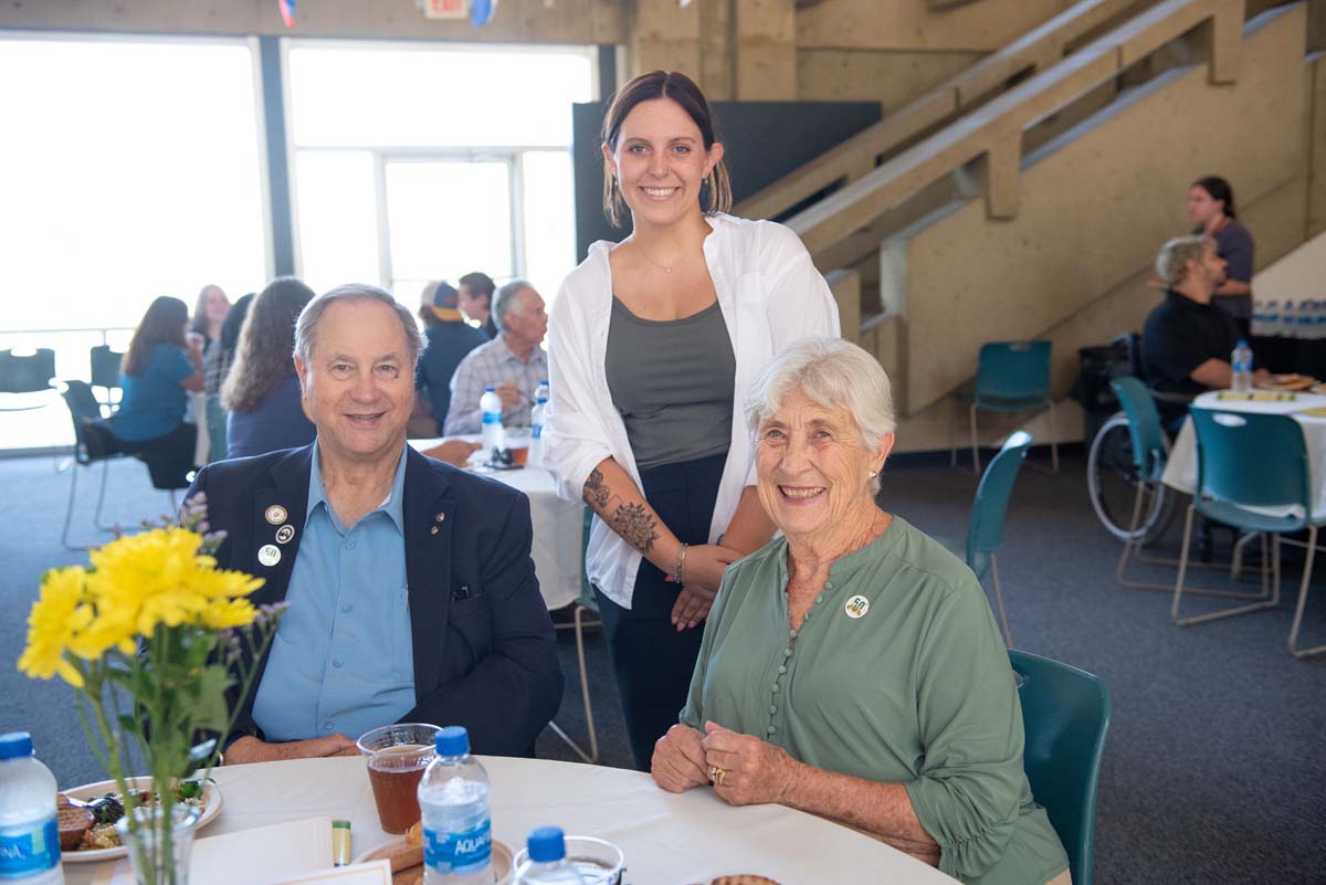 People enjoying the Scholarship Luncheon