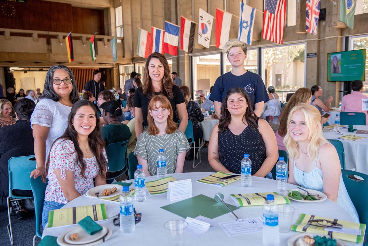 People enjoying the Scholarship Luncheon