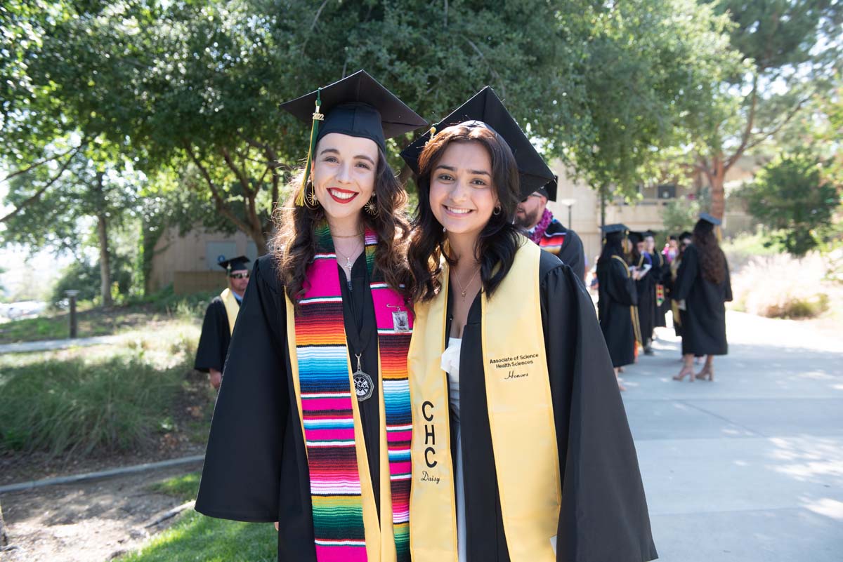 People enjoying Commencement