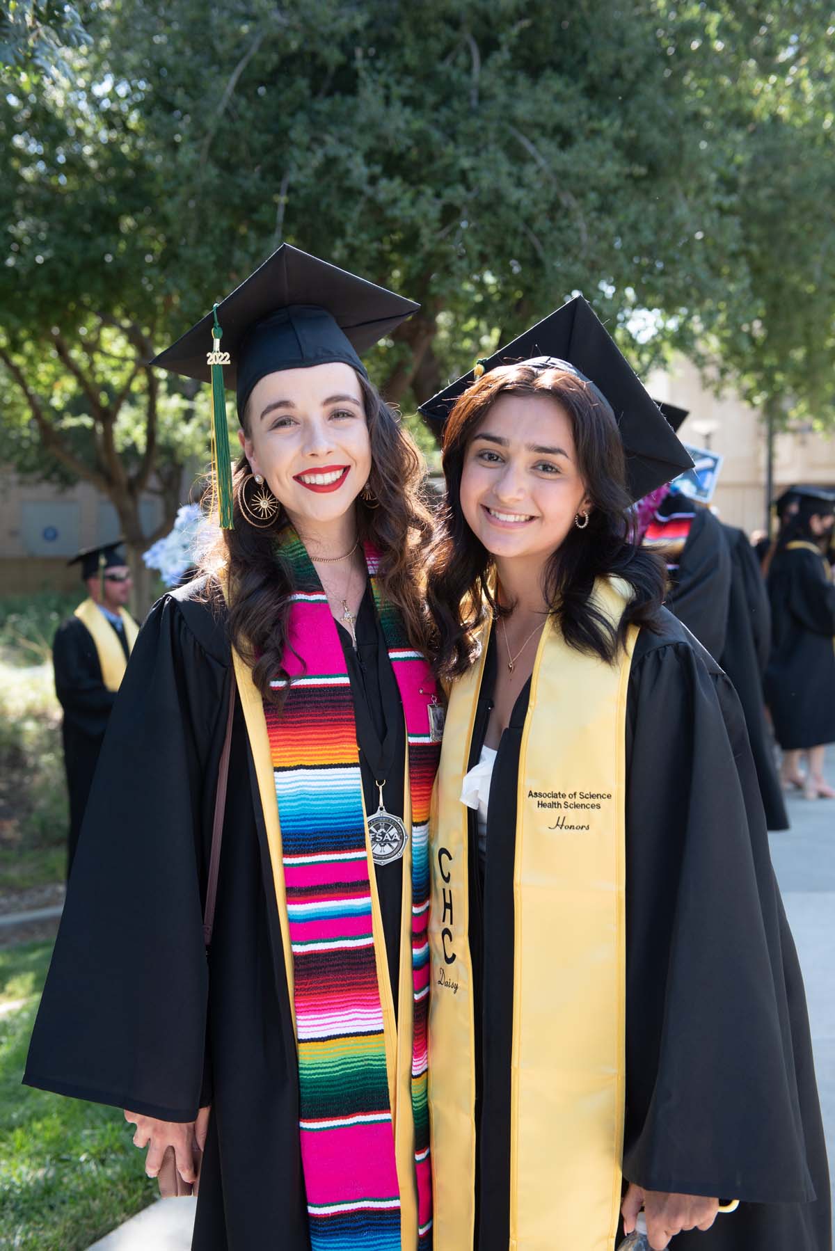 People enjoying Commencement