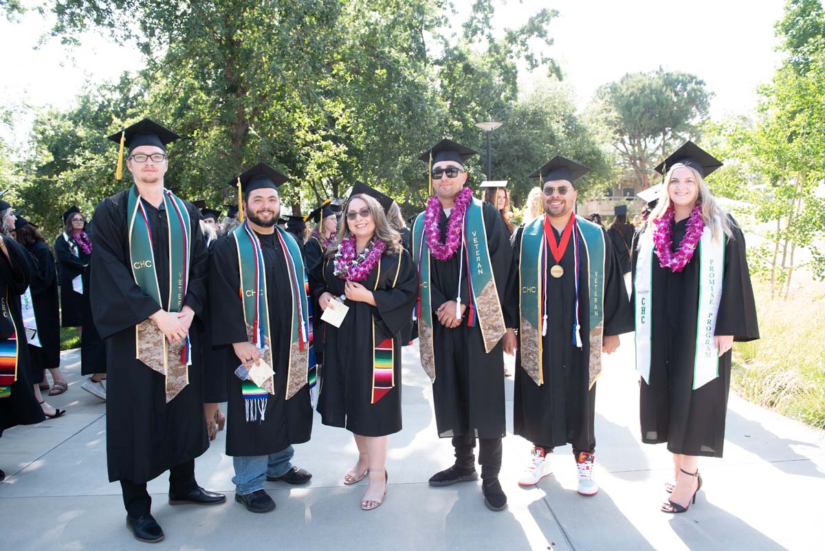 People enjoying Commencement