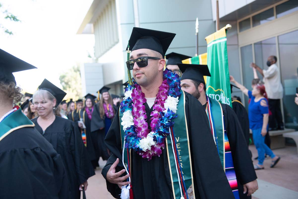 People enjoying Commencement