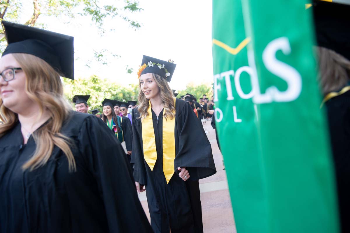 People enjoying Commencement