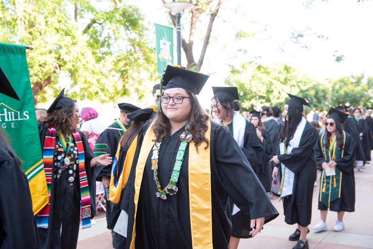 People enjoying Commencement