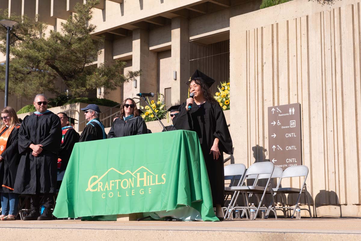 People enjoying Commencement