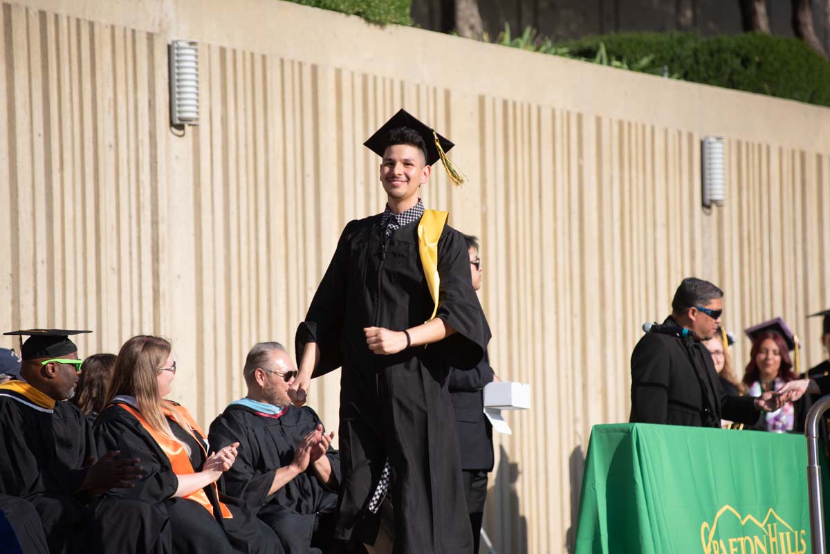 People enjoying Commencement