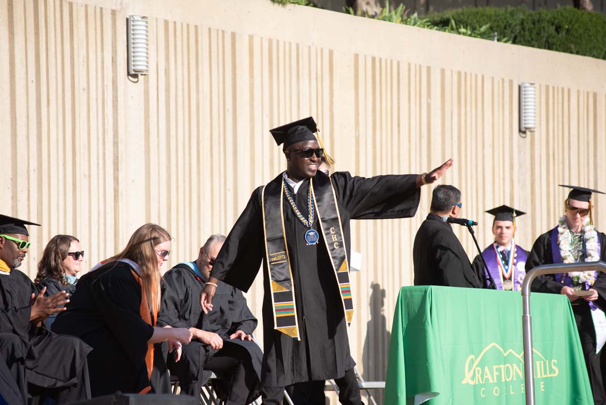 People enjoying Commencement