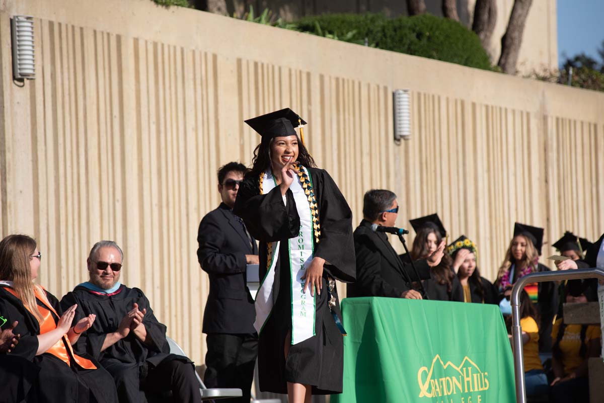 People enjoying Commencement