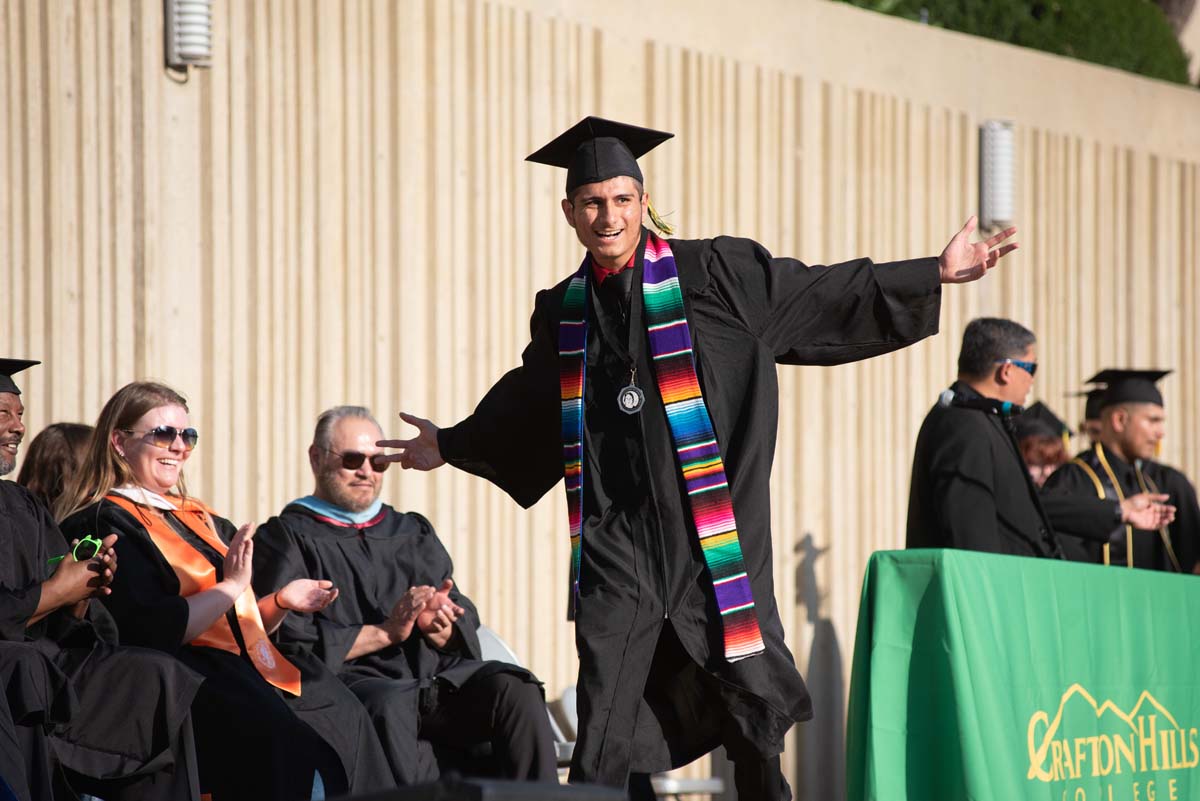 People enjoying Commencement