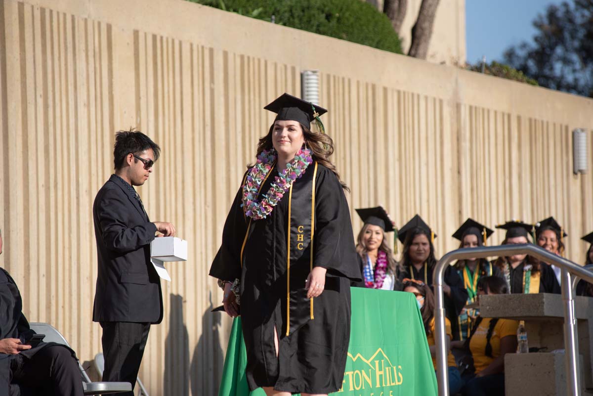 People enjoying Commencement