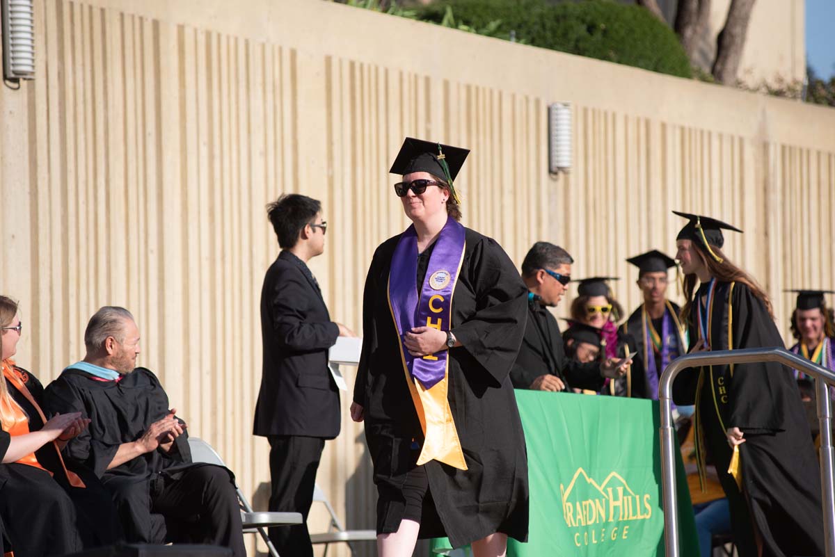 People enjoying Commencement