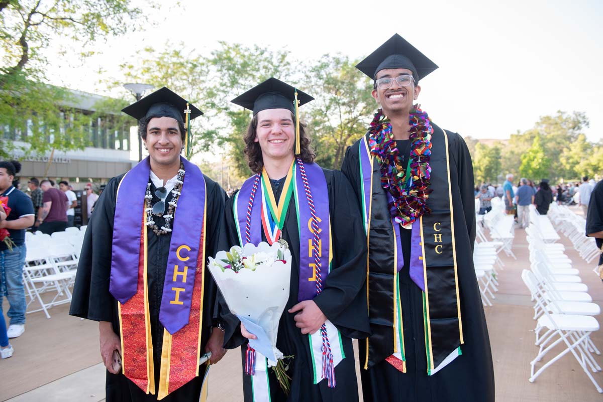 People enjoying Commencement