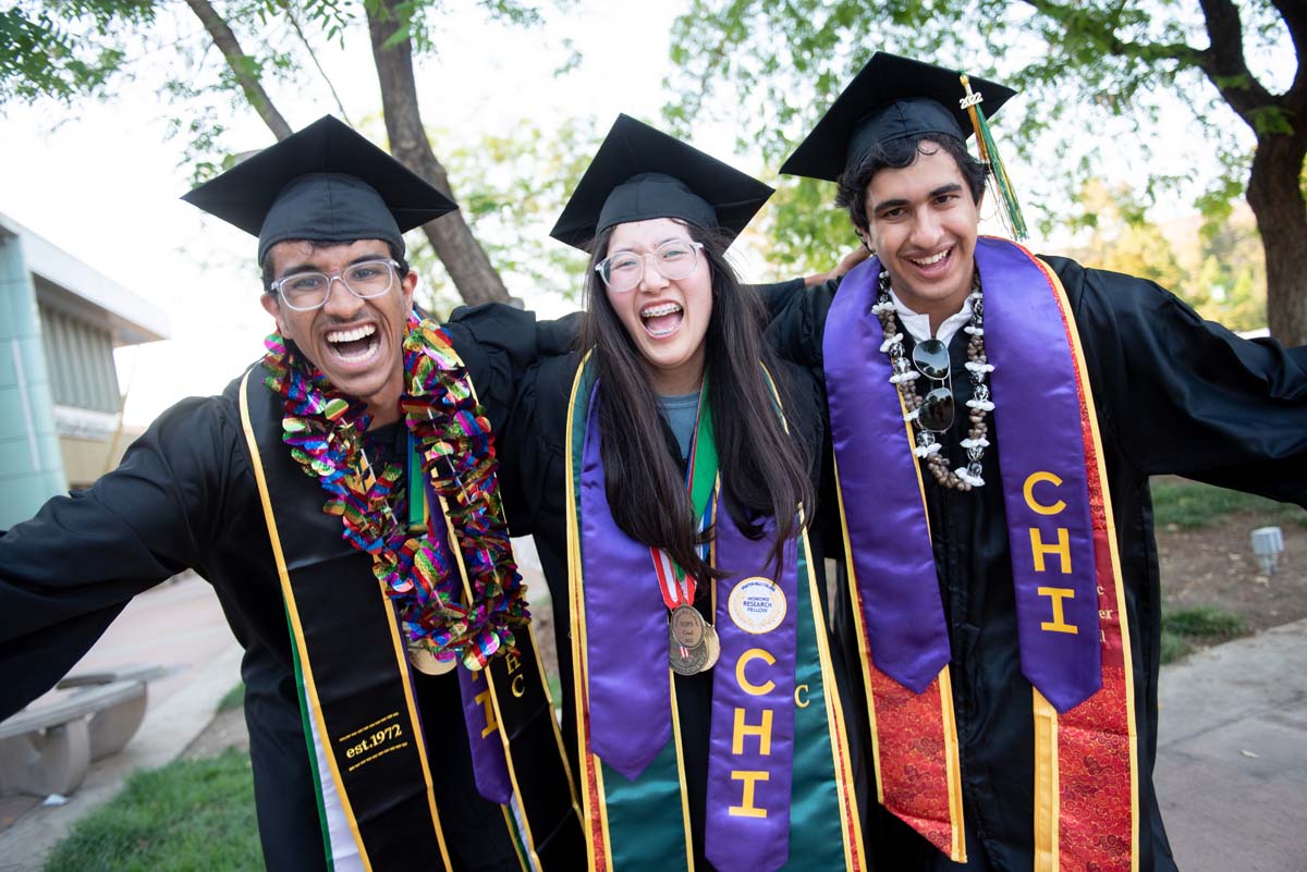 People enjoying Commencement