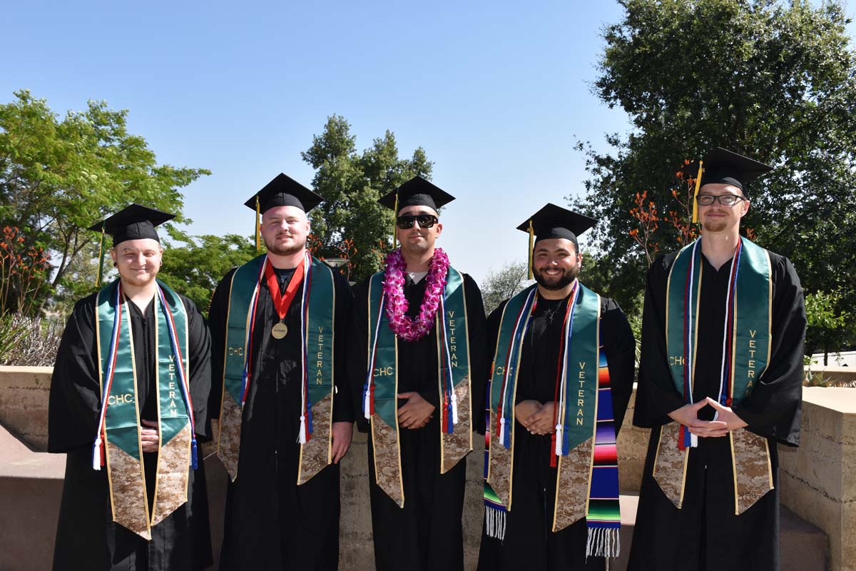 People enjoying Commencement