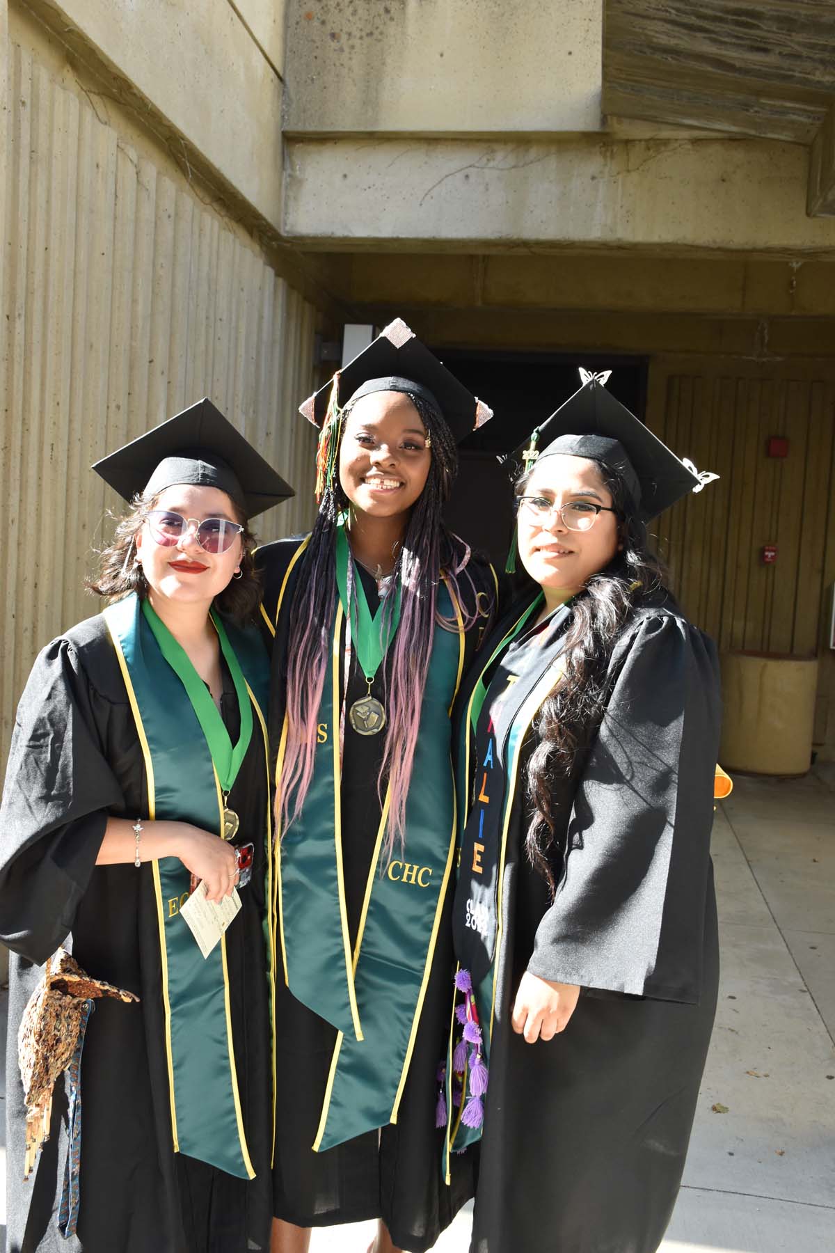 People enjoying Commencement