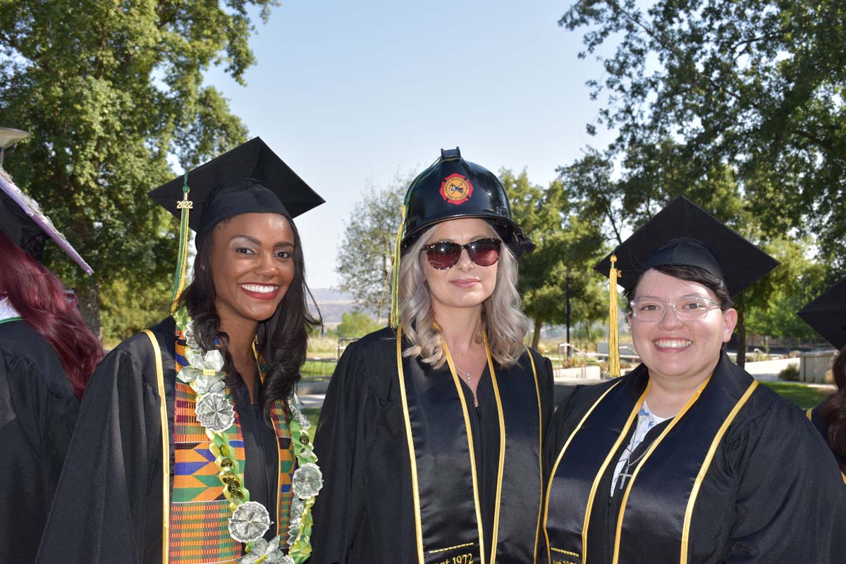 People enjoying Commencement