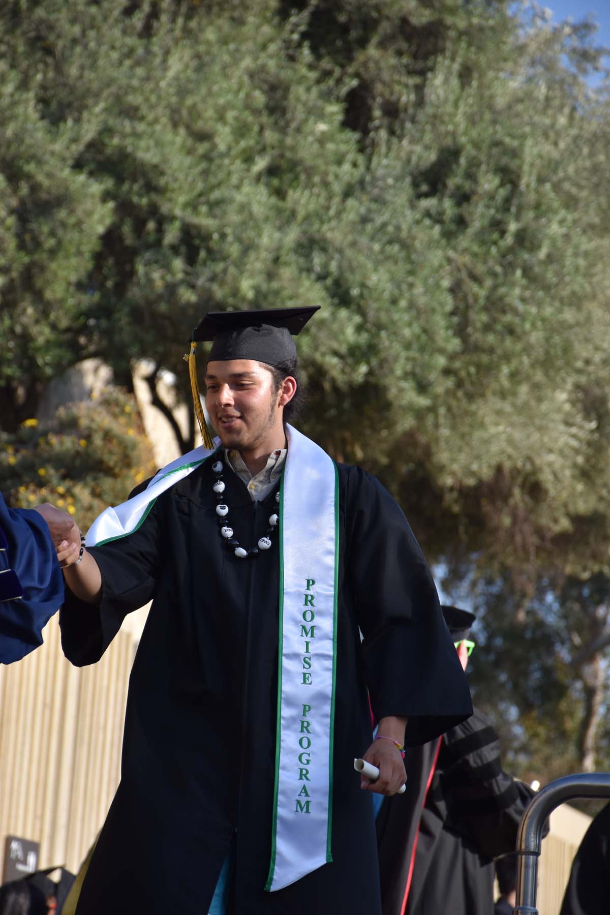 People enjoying Commencement