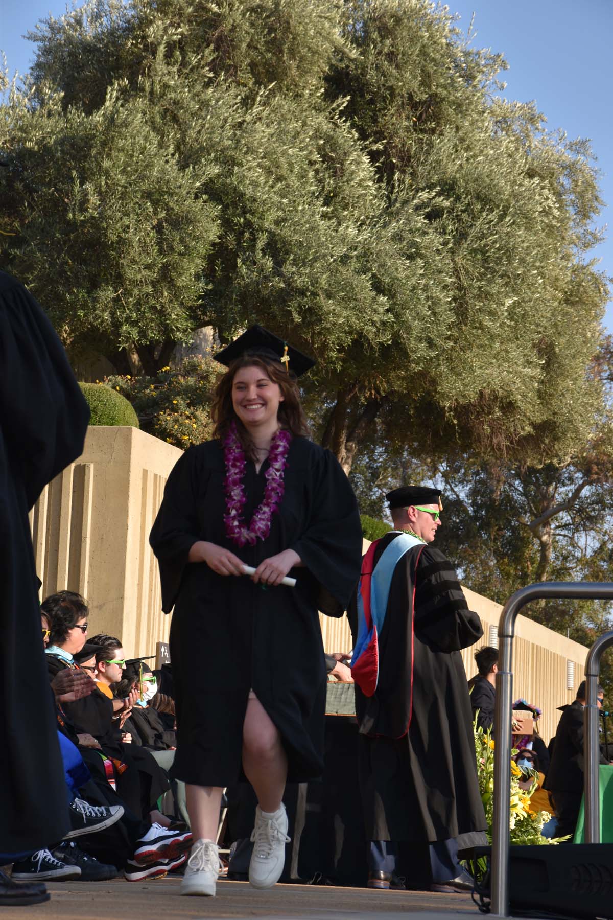 People enjoying Commencement