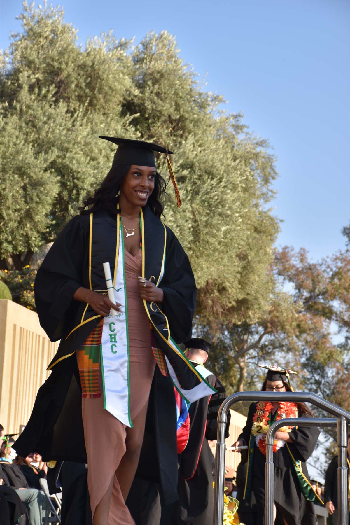 People enjoying Commencement