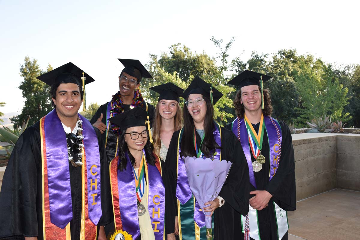 People enjoying Commencement