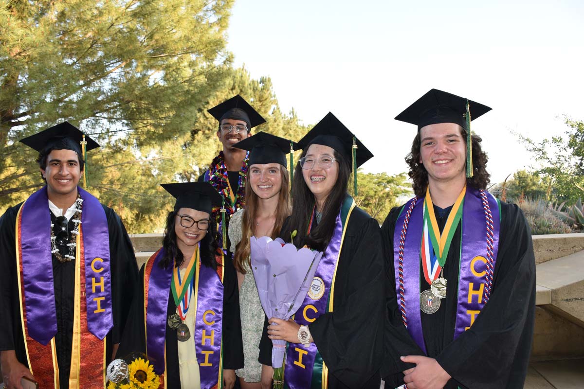 People enjoying Commencement