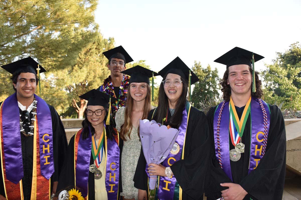 People enjoying Commencement