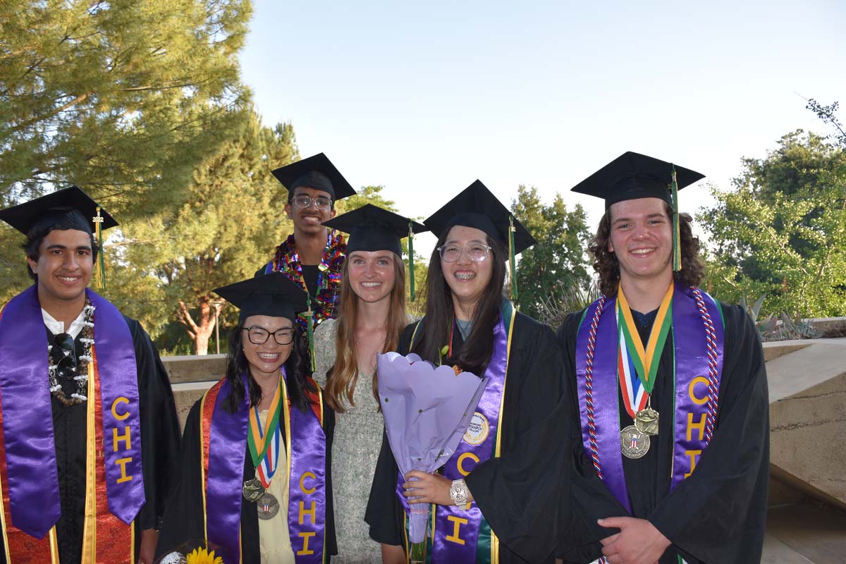 People enjoying Commencement