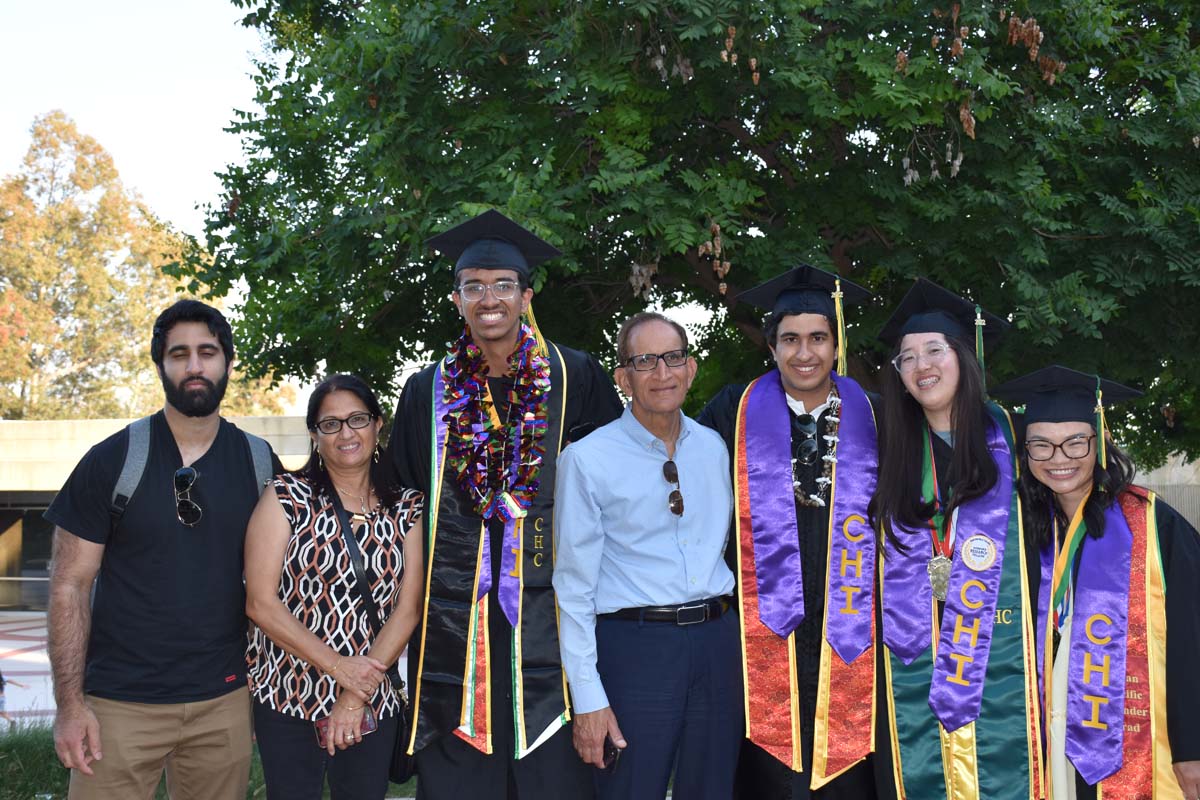 People enjoying Commencement