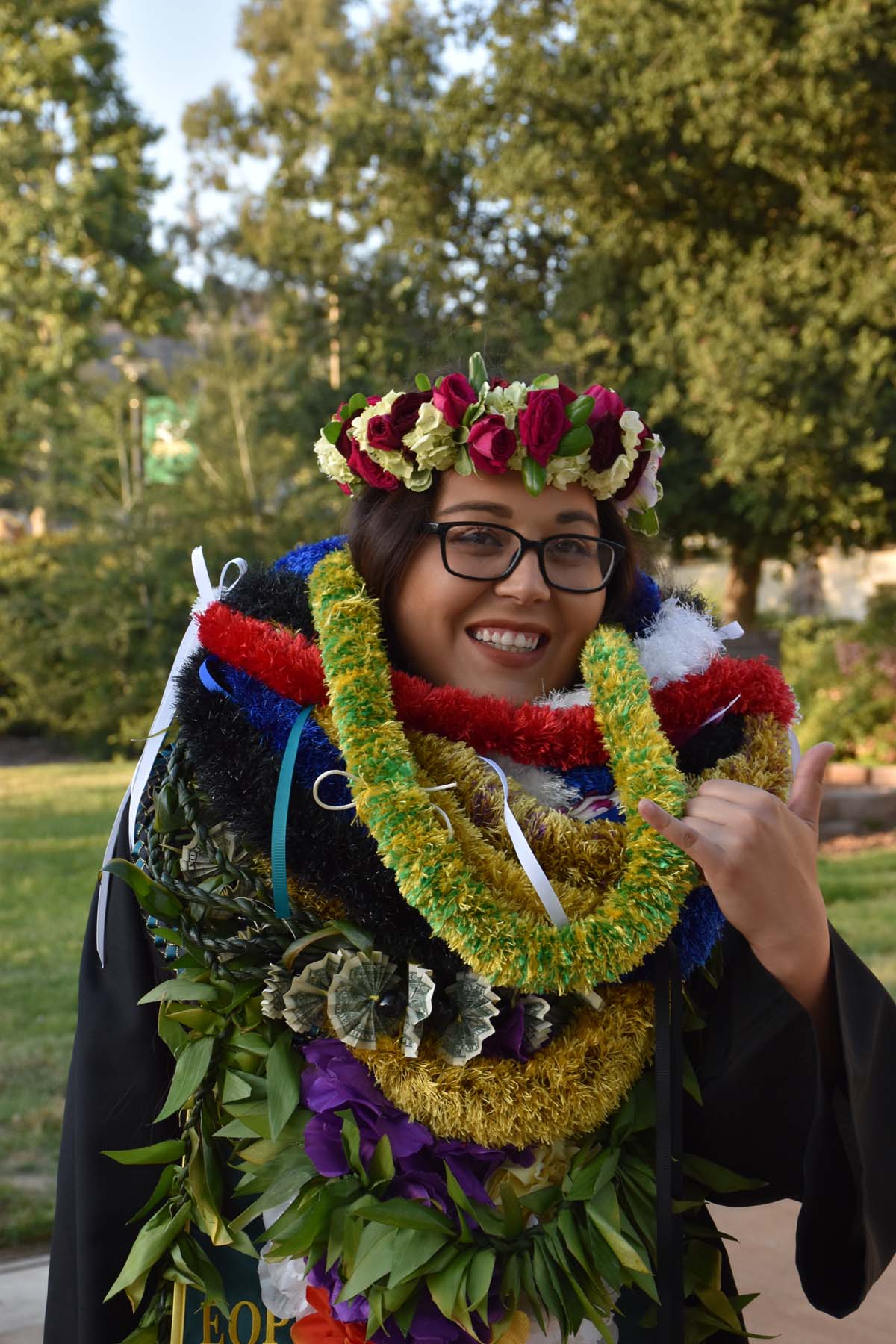 People enjoying Commencement