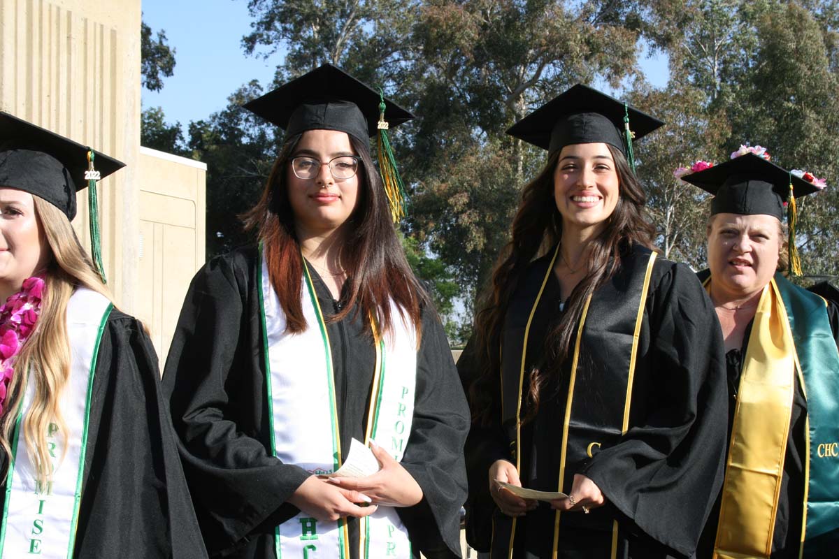 People enjoying Commencement