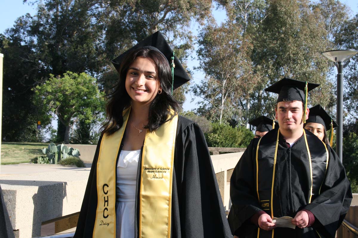 People enjoying Commencement