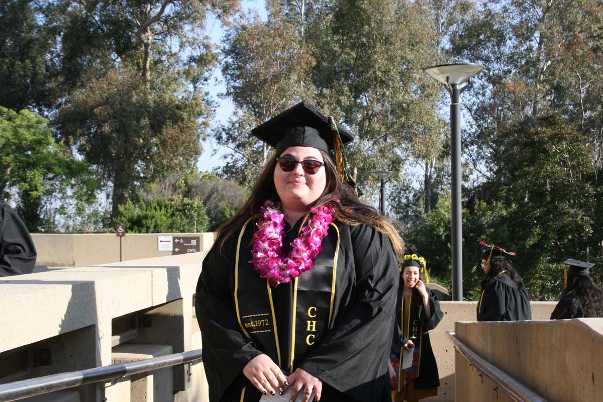 People enjoying Commencement