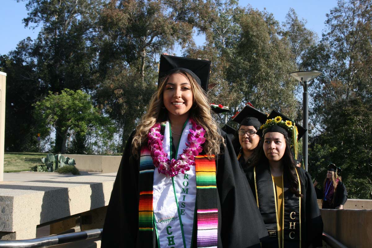 People enjoying Commencement