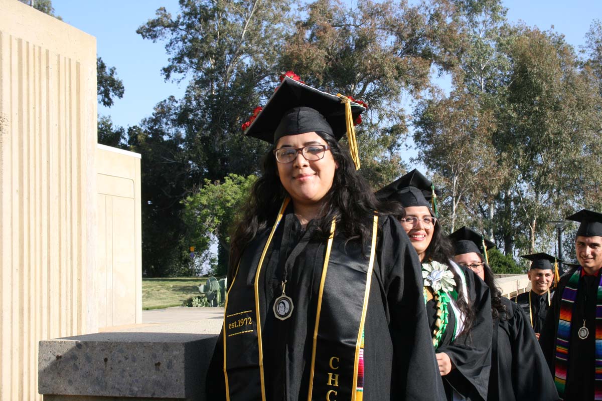 People enjoying Commencement