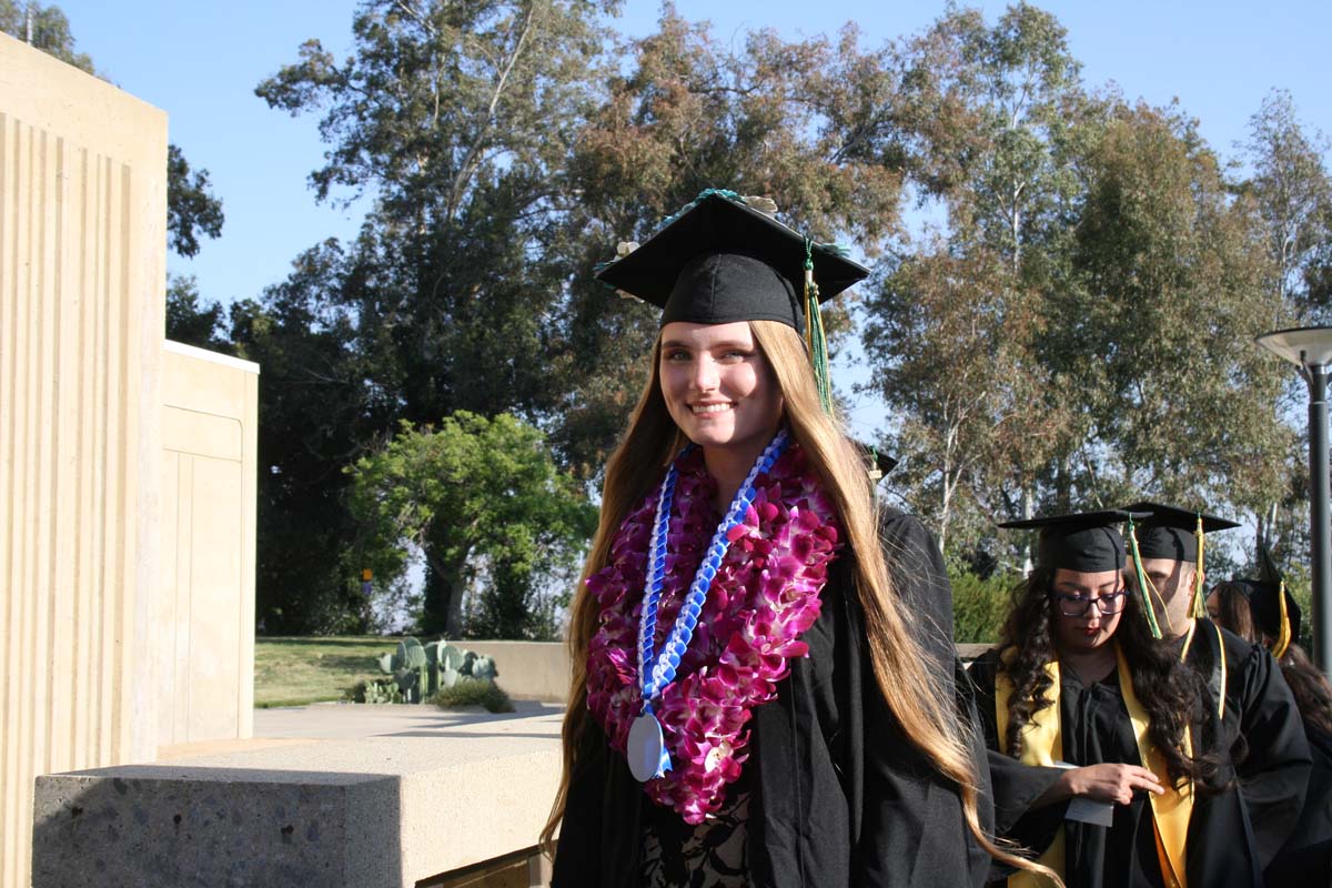 People enjoying Commencement