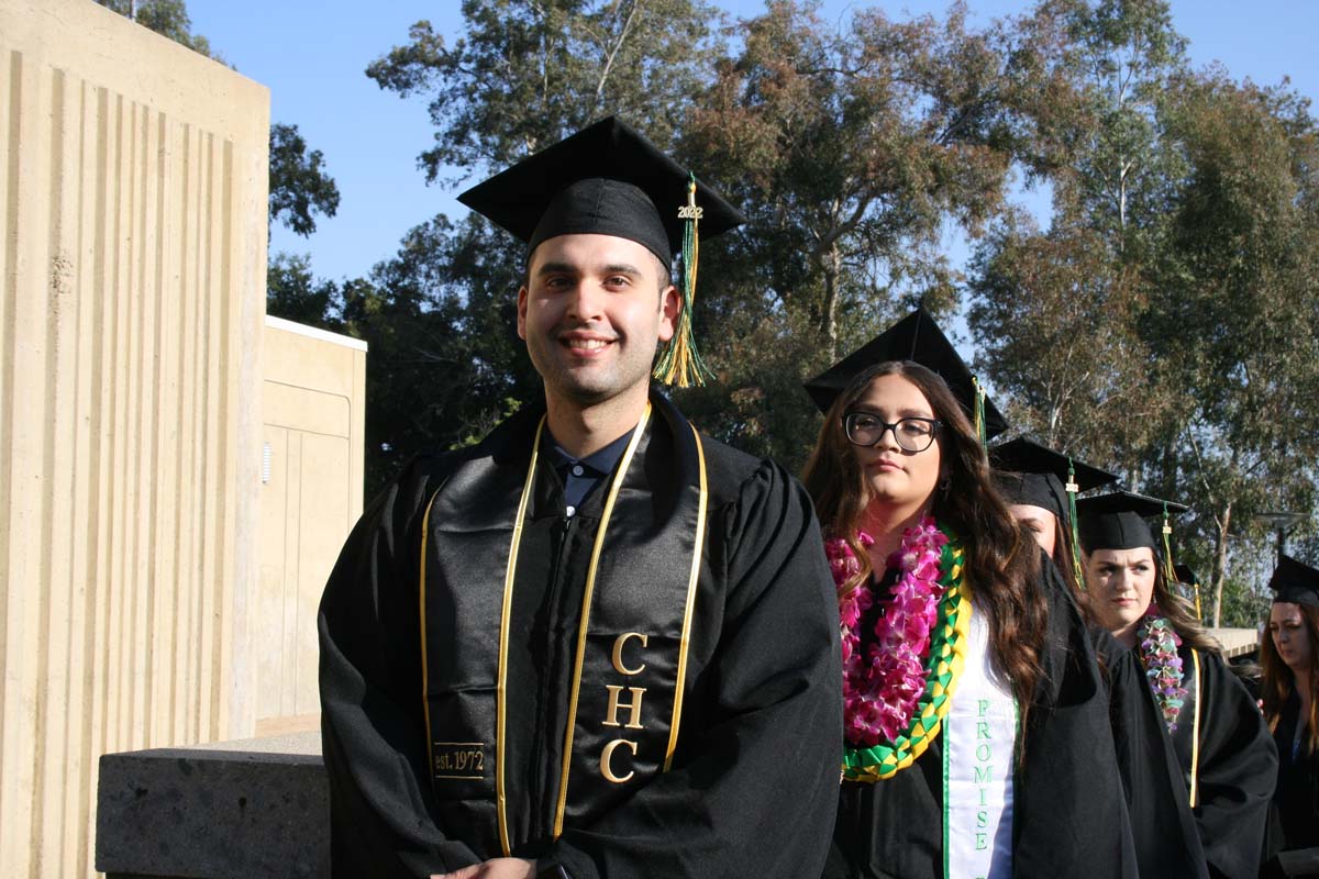 People enjoying Commencement