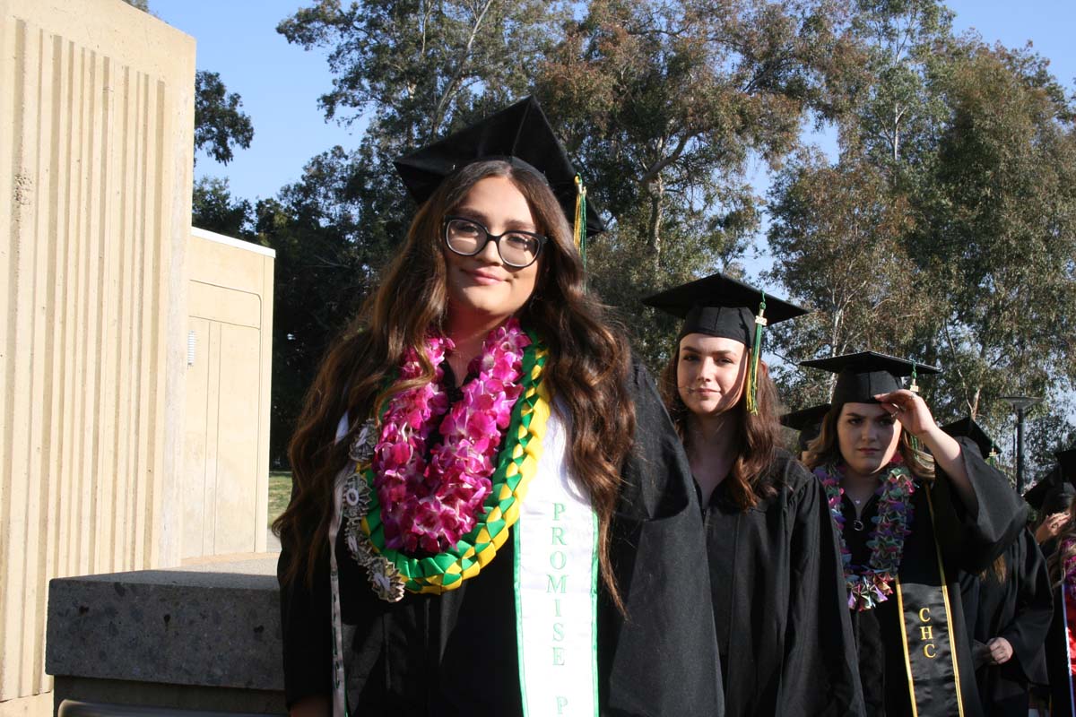 People enjoying Commencement